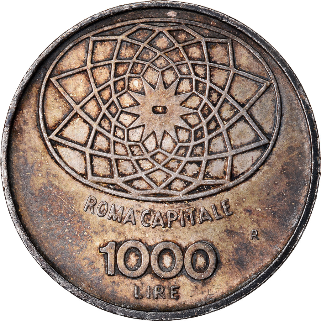 Coin, Italy, 1000 Lire, 1970, Rome, , Silver, KM:101