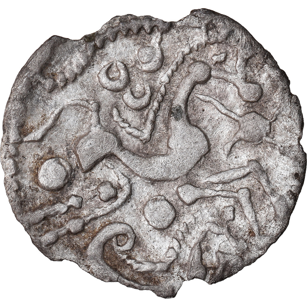 Coin, Ambiani, Quinarius, EF, Silver, Delestrée:343