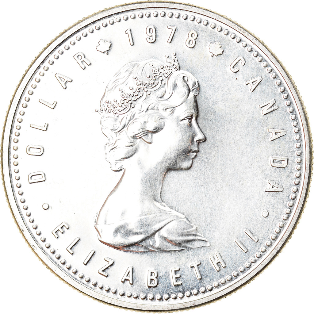 Coin, Canada, Elizabeth II, Dollar, 1978, Royal Canadian Mint, Ottawa