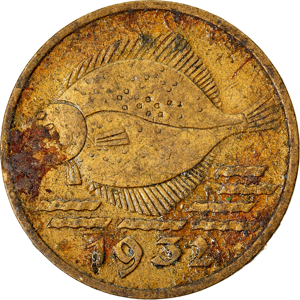 Coin, DANZIG, 5 Pfennig, 1932, , Aluminum-Bronze, KM:151