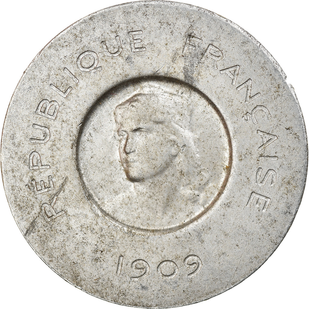 Coin, France, François Rude, 10 Centimes, 1909, ESSAI, , Aluminium