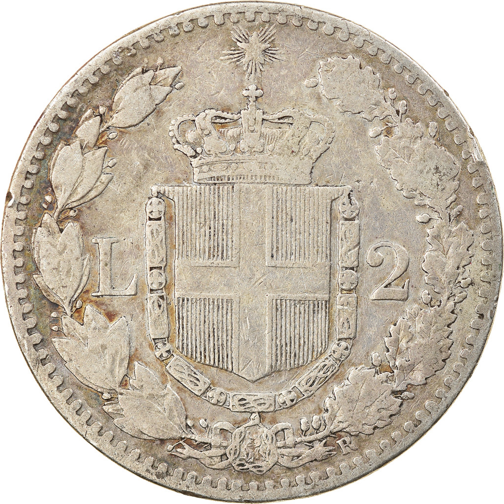 Coin, Italy, Umberto I, 2 Lire, 1881, Rome, , Silver, KM:23
