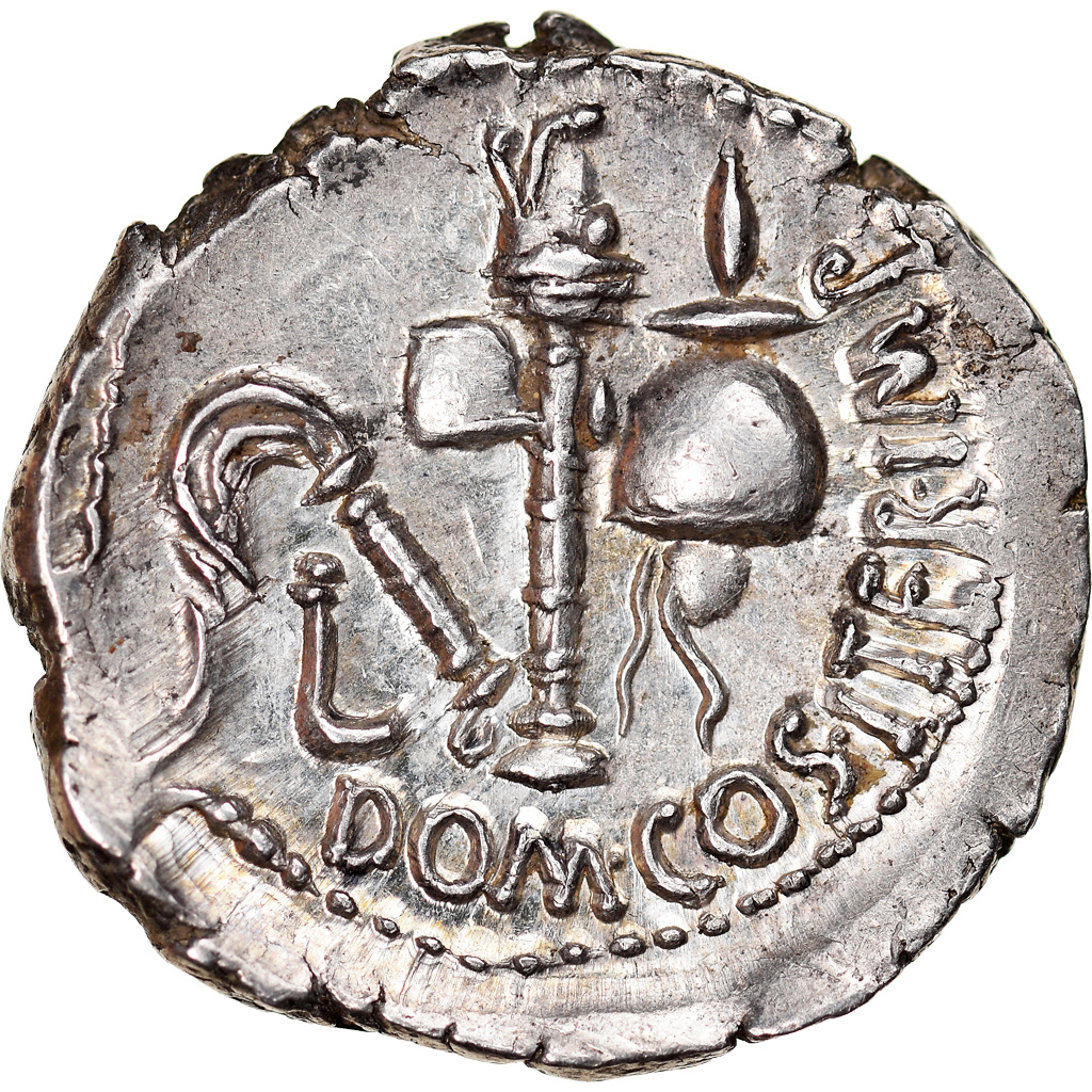 Domitia, Denarius, 39 BC, Osca, Silver, , Crawford:532/1