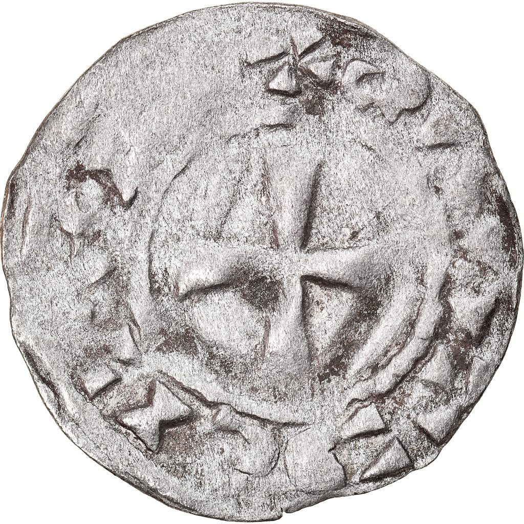 Coin, France, Orléanais, Anonymous, Denarius, Chartres, Rare, 