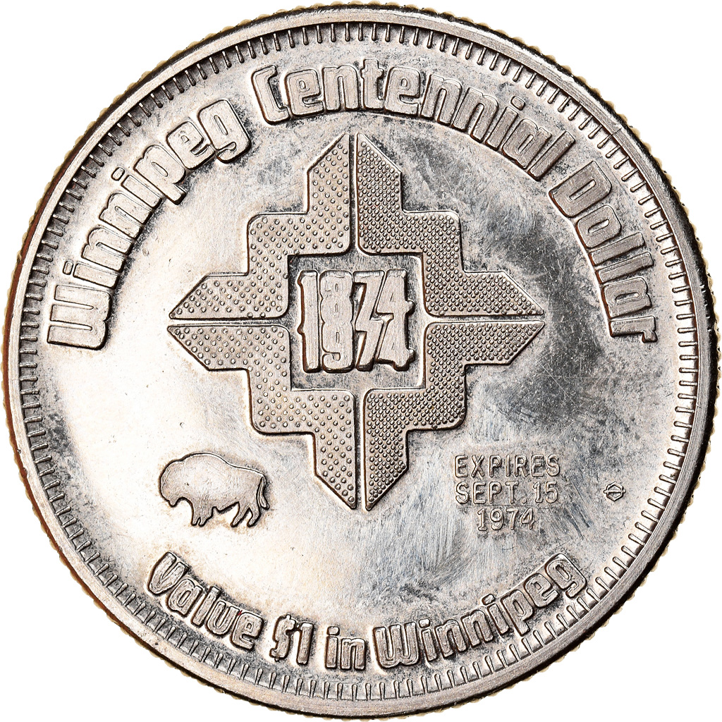 Coin, Canada, Elizabeth II, Dollar, 1974, Royal Canadian Mint, Ottawa