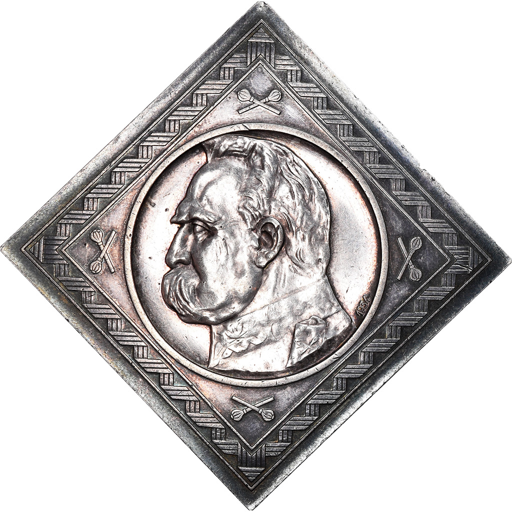 Polonia, 10 Zlotych, 1934, Warsaw, Extremely rare, Argento, SPL, KM:Pn349