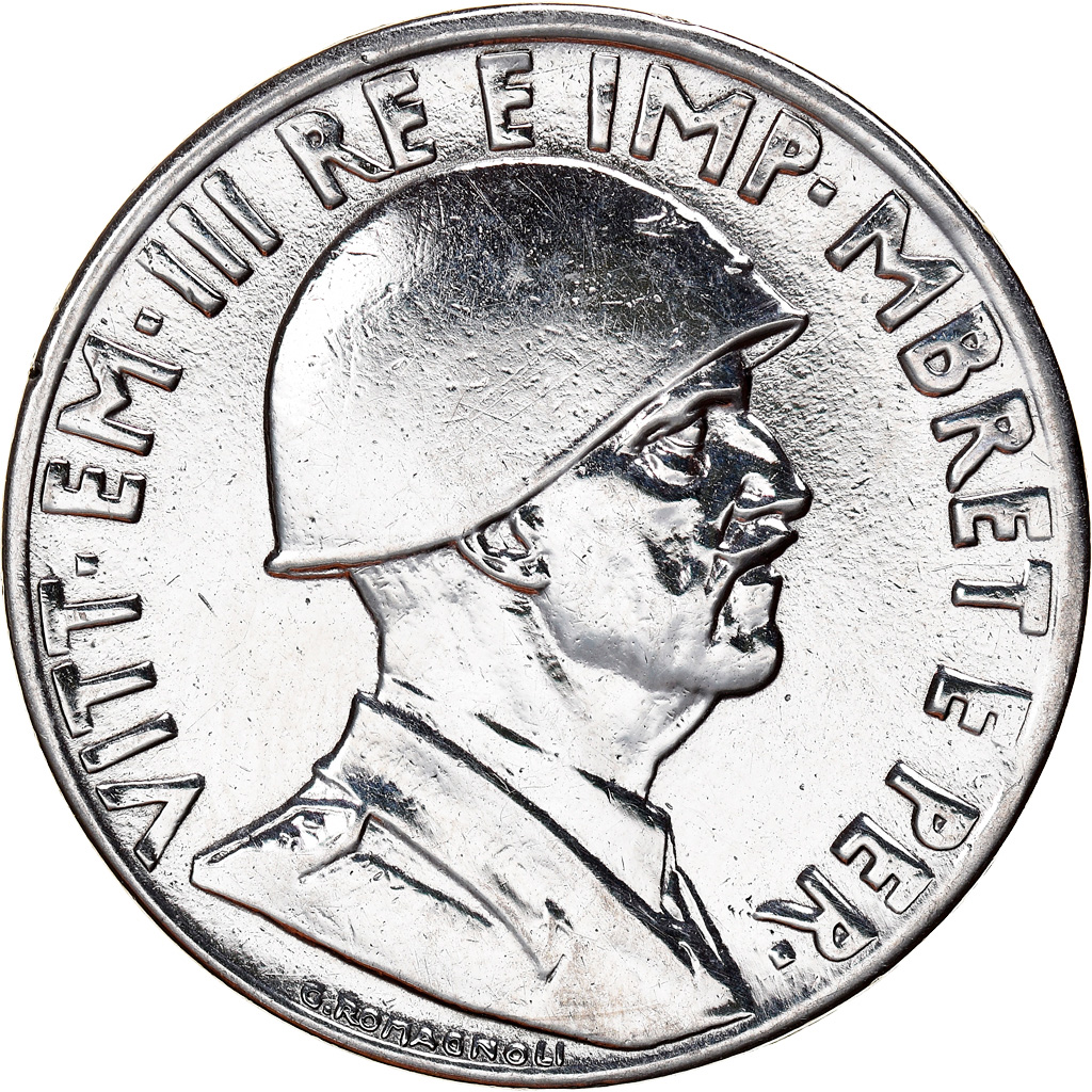 Coin, Albania, Vittorio Emanuele III, Lek, 1939, Rome, , Stainless