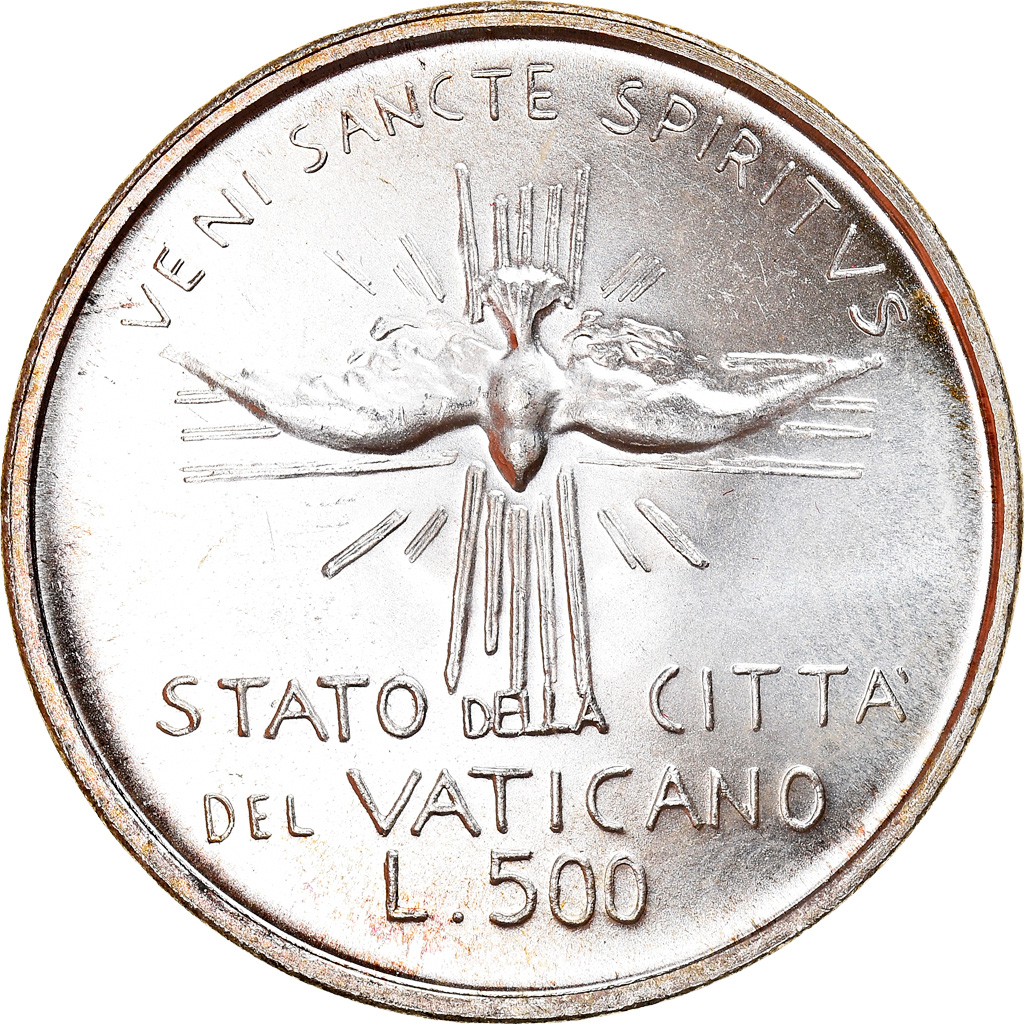 Coin, VATICAN CITY, Sede Vacante, 500 Lire, 1978, Roma, , Silver, KM:140