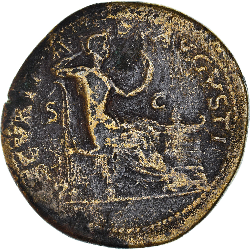 Munten, Titus, Dupondius, Roma, ZF, Bronze, RIC:1265