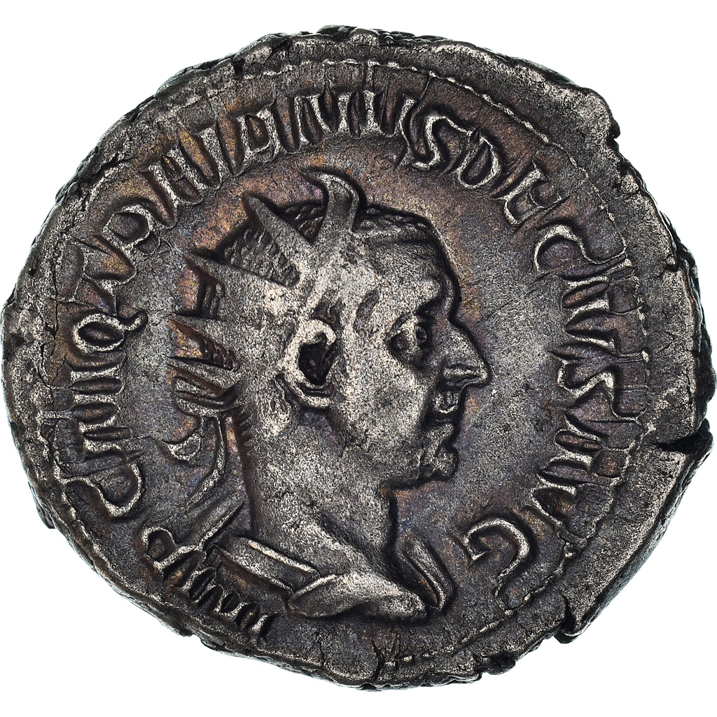 Coin, Trajan Decius, Antoninianus, 250, Roma, , Billon, RIC:21b