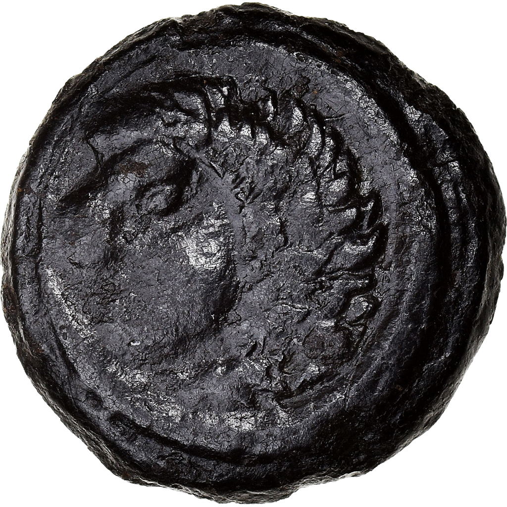 Coin, Carnutes, Potin SNIA au loup, Ist century BC, EF, Potin