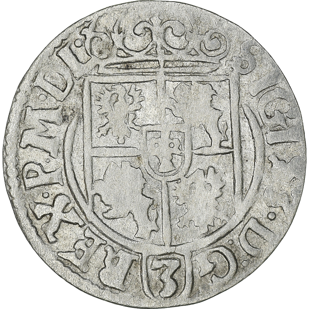 Coin, Poland, Sigismund III, 3 Polker, 3 Poltorak - 1 Kruzierz, 1627, 