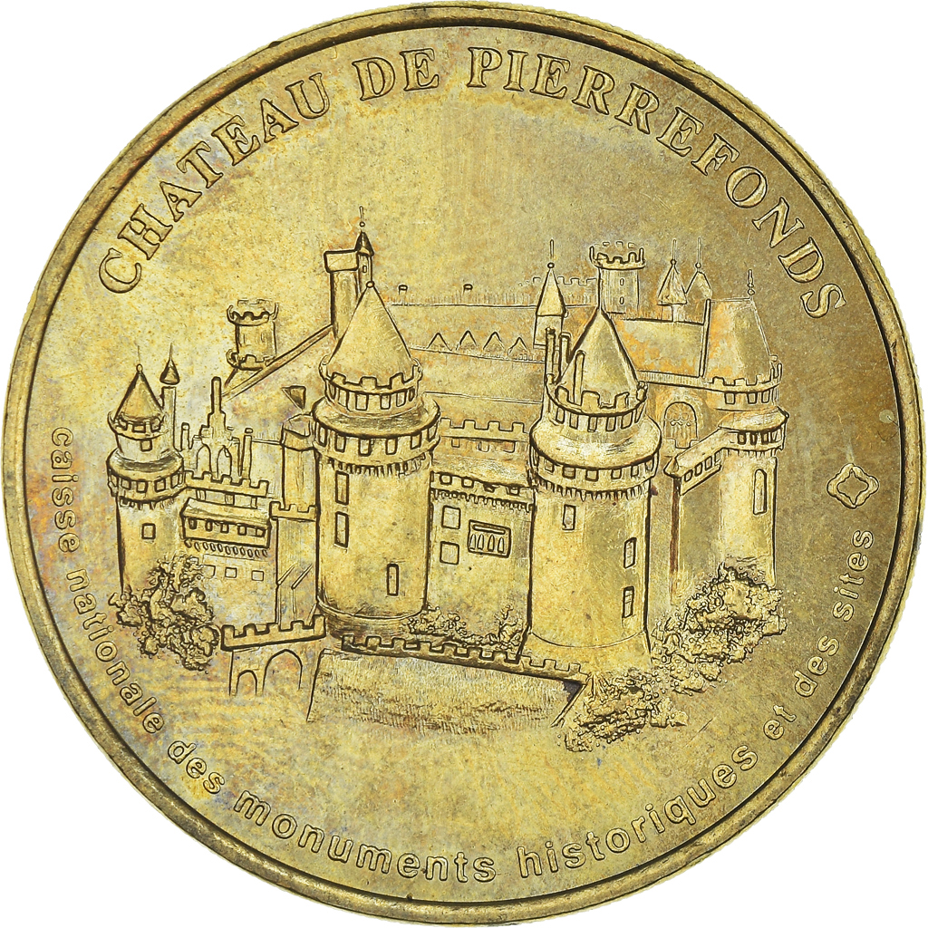 France, Token, Touristic token, Pierrefonds - Chateau n°1, Arts & Culture