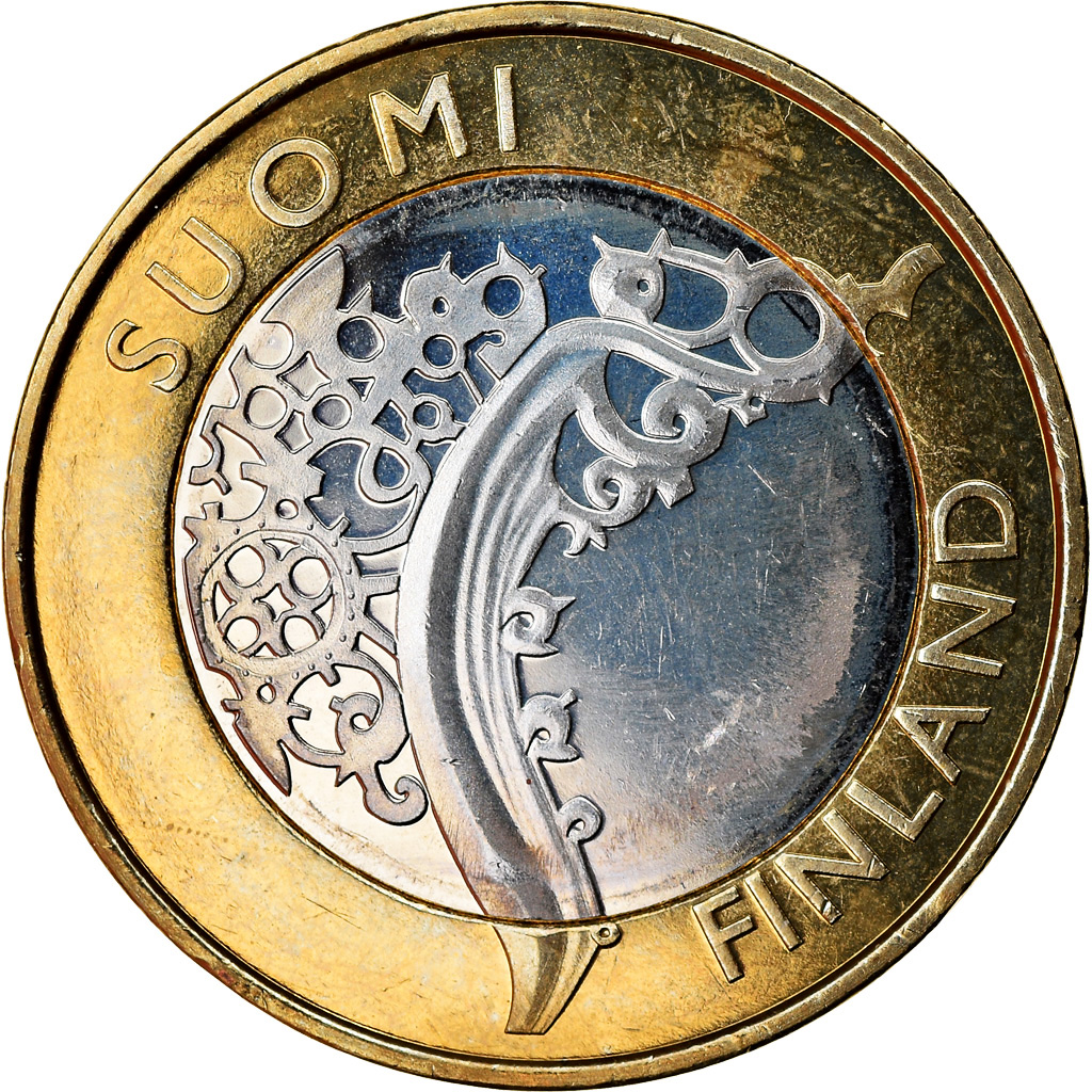 Finland, 5 Euro, Province sud-ouest, 2010, , Bi-Metallic, KM:158
