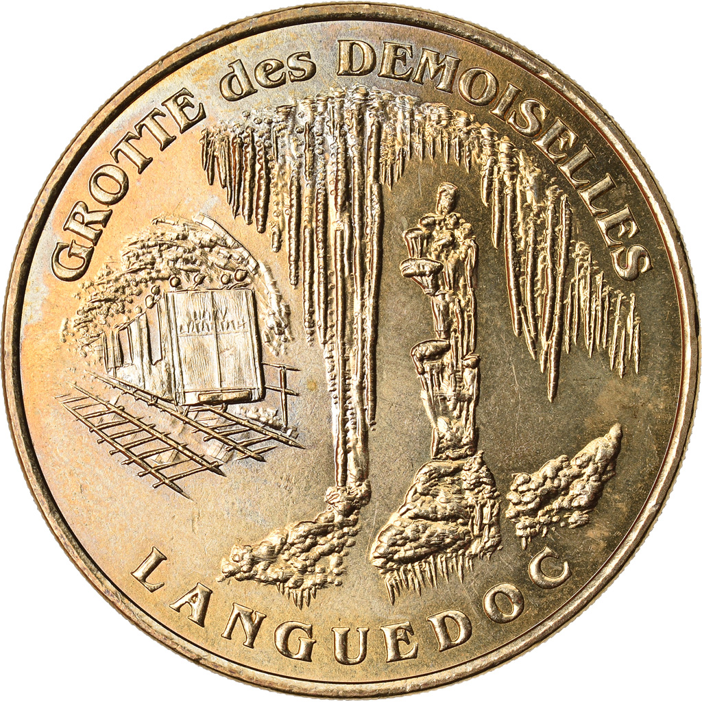 France, Token, Touristic token, Ganges - grotte des demoiselles, 2000, MDP