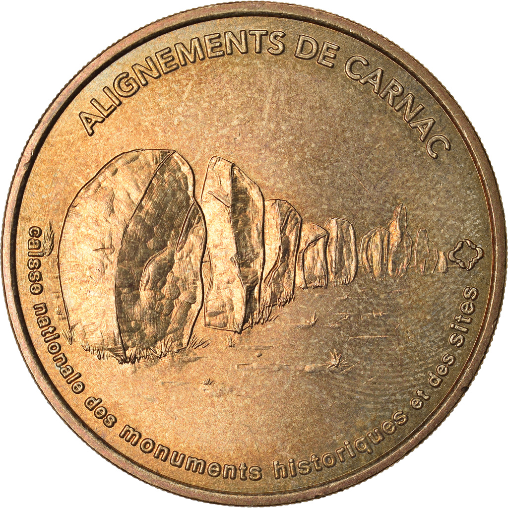 France, Token, Touristic token, Carnac - Les alignements n°1, 2004, MDP