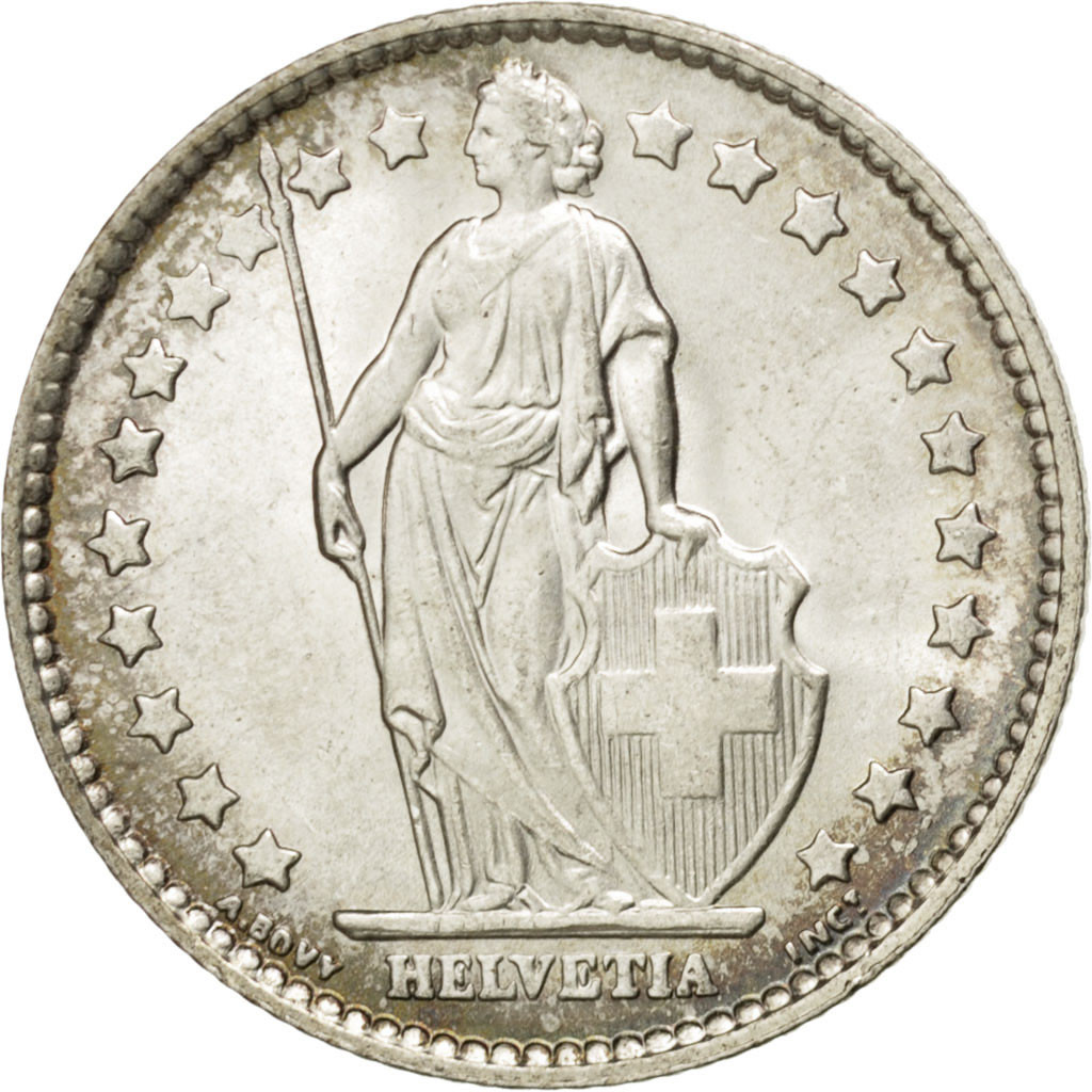 Coin, Switzerland, Franc, 1964, Bern, , Silver, KM:24