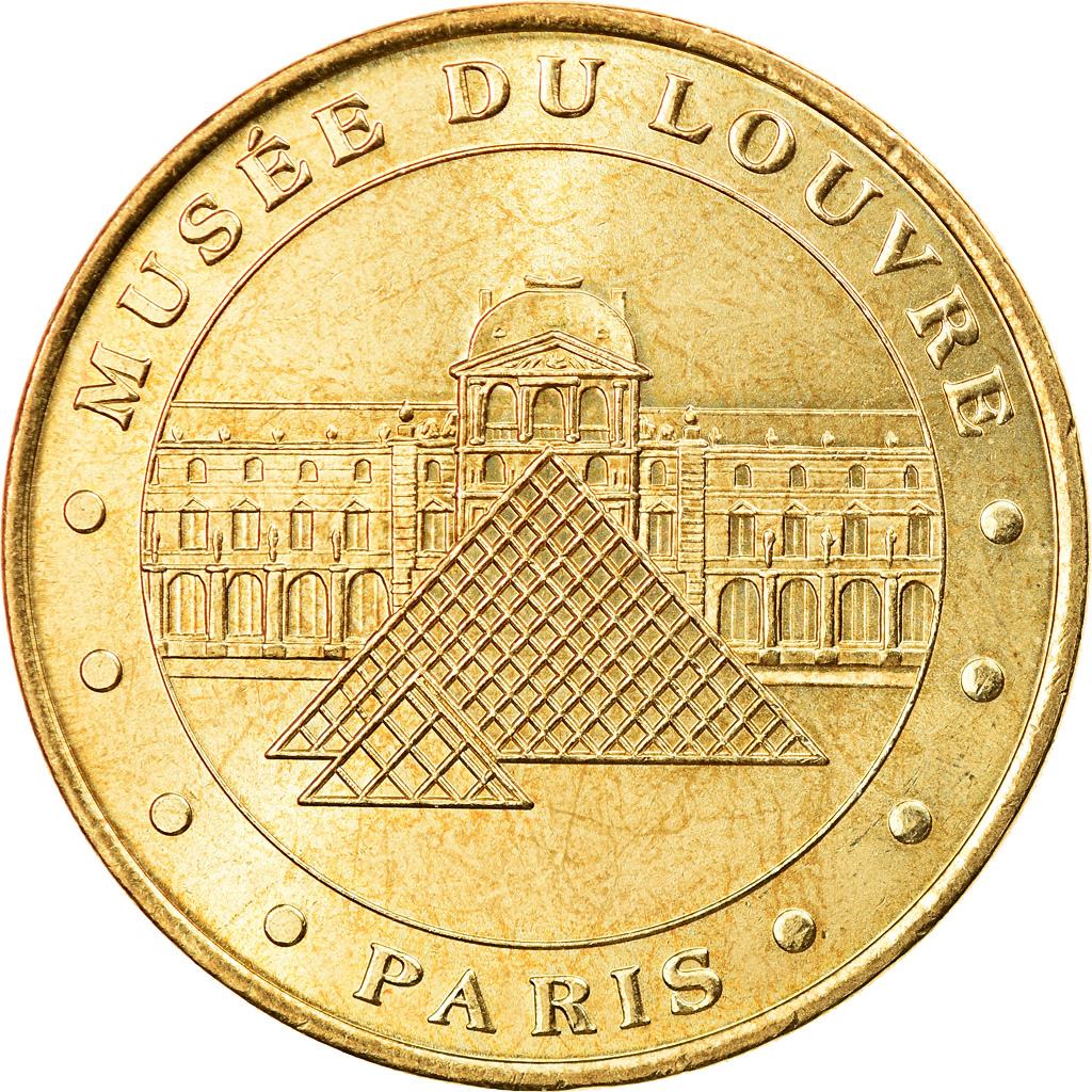 France, Token, Touristic token, Paris - Musée du Louvre n°1, 2001, MDP