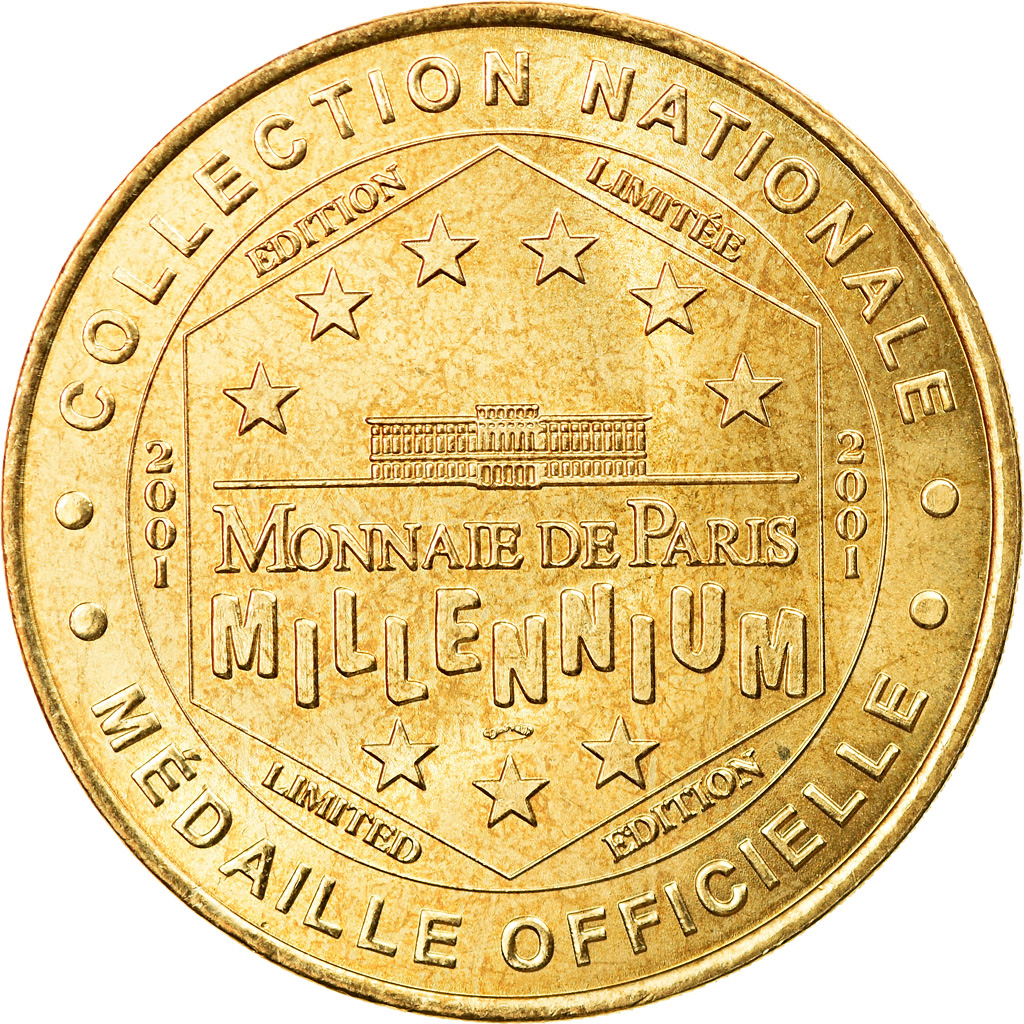 France, Token, Touristic token, Paris - Musée du Louvre n°1, 2001, MDP