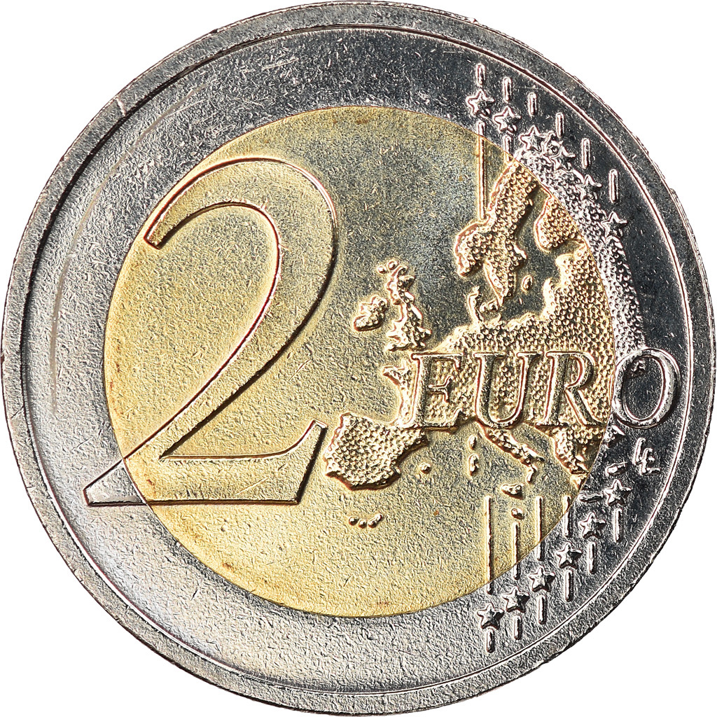 Latvia, 2 Euro, Vidzeme, 2016, UNZ, Bi-Metallic