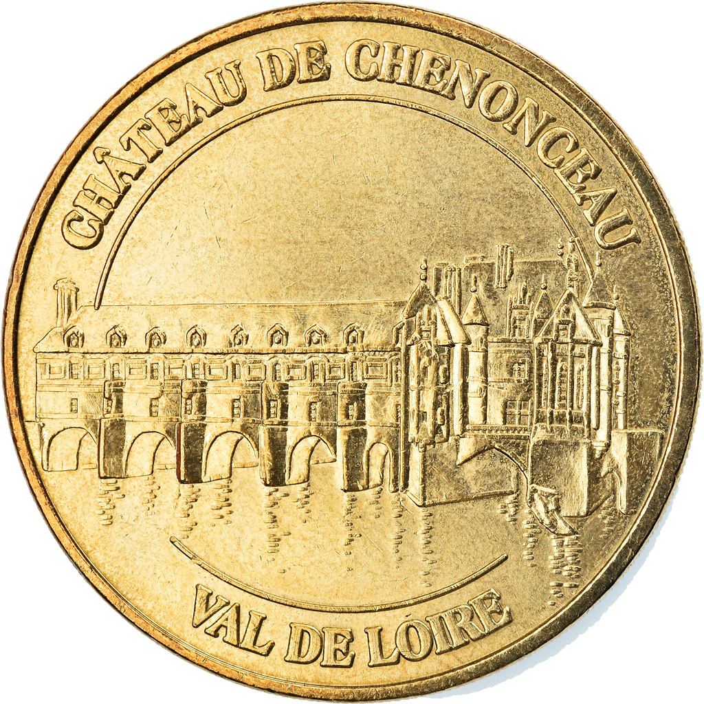 France, Token, Touristic token, Chenonceau -  Chateau n°2, Arts & Culture