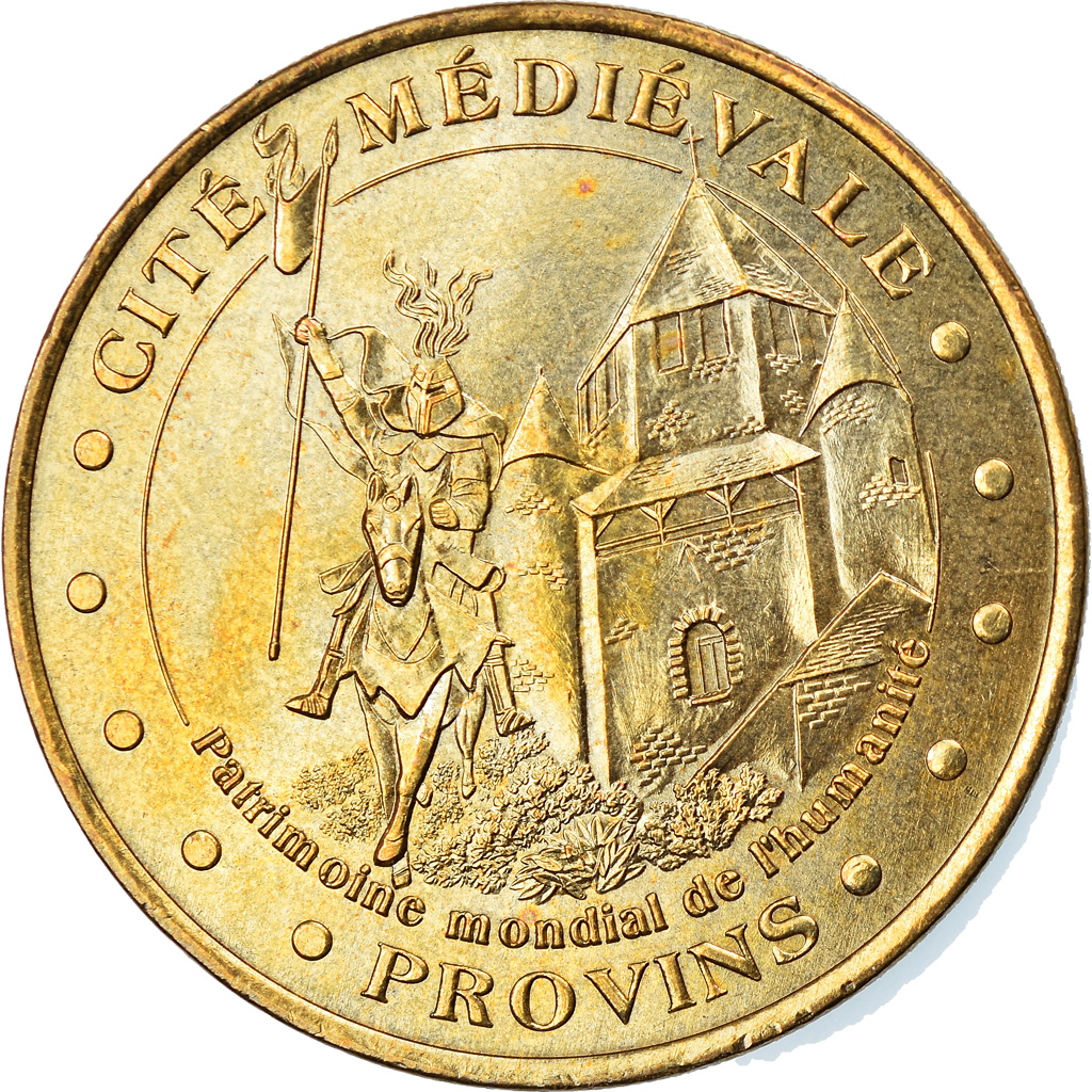 France, Token, Touristic token, Provins - Cité médiévale, Arts & Culture