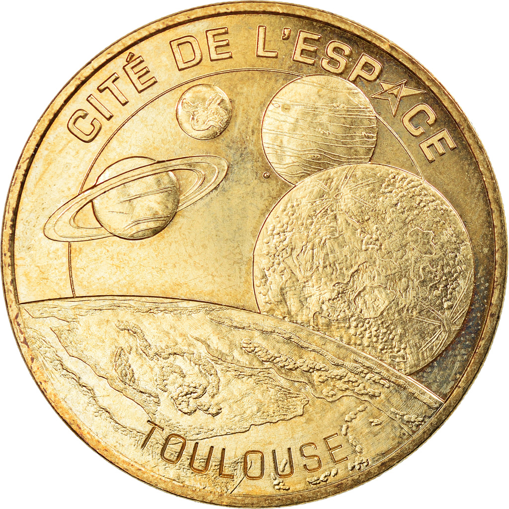 Frankreich, Token, Touristic token, Toulouse - Cité de l'Espace n°3, Arts &