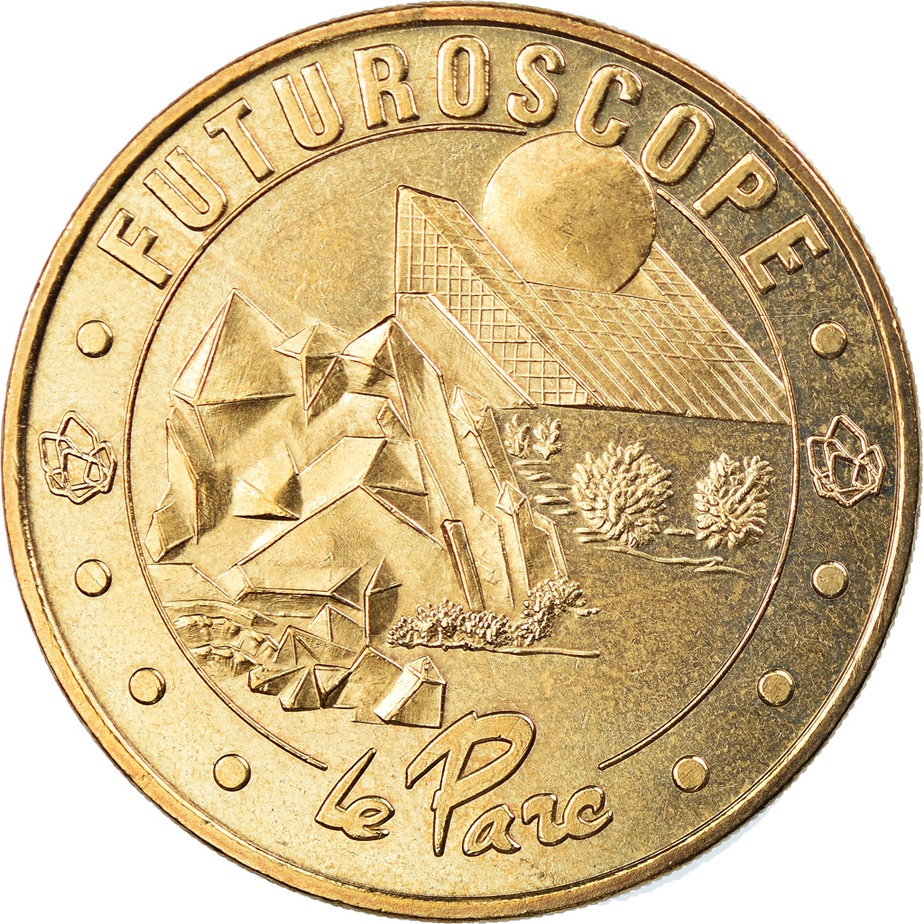 France, Token, Touristic token, Jaunay-Clan  Futuroscope n°2, Arts & Culture