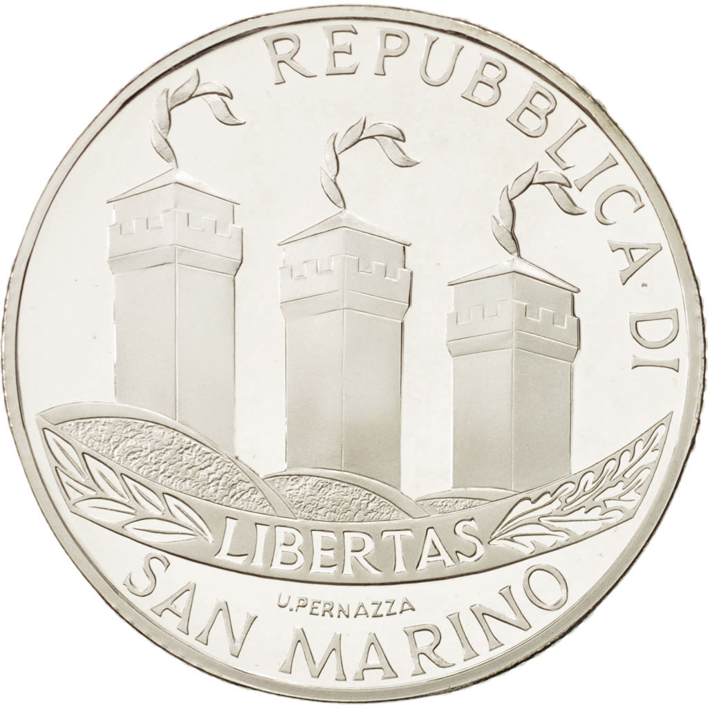 San Marino, 10 Euro, 2002, UNZ+, Silber, KM:449