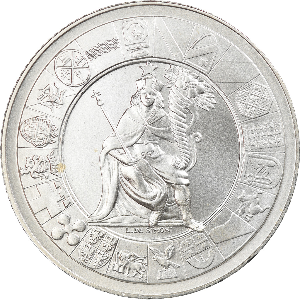 Italy, 5 Euro, 60ème anniversaire de la République italienne, 2006, Rome