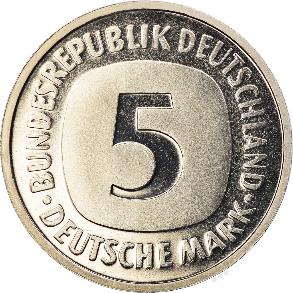 Coin, GERMANY - FEDERAL REPUBLIC, 5 Mark, 2001, Munich, , Copper-Nickel