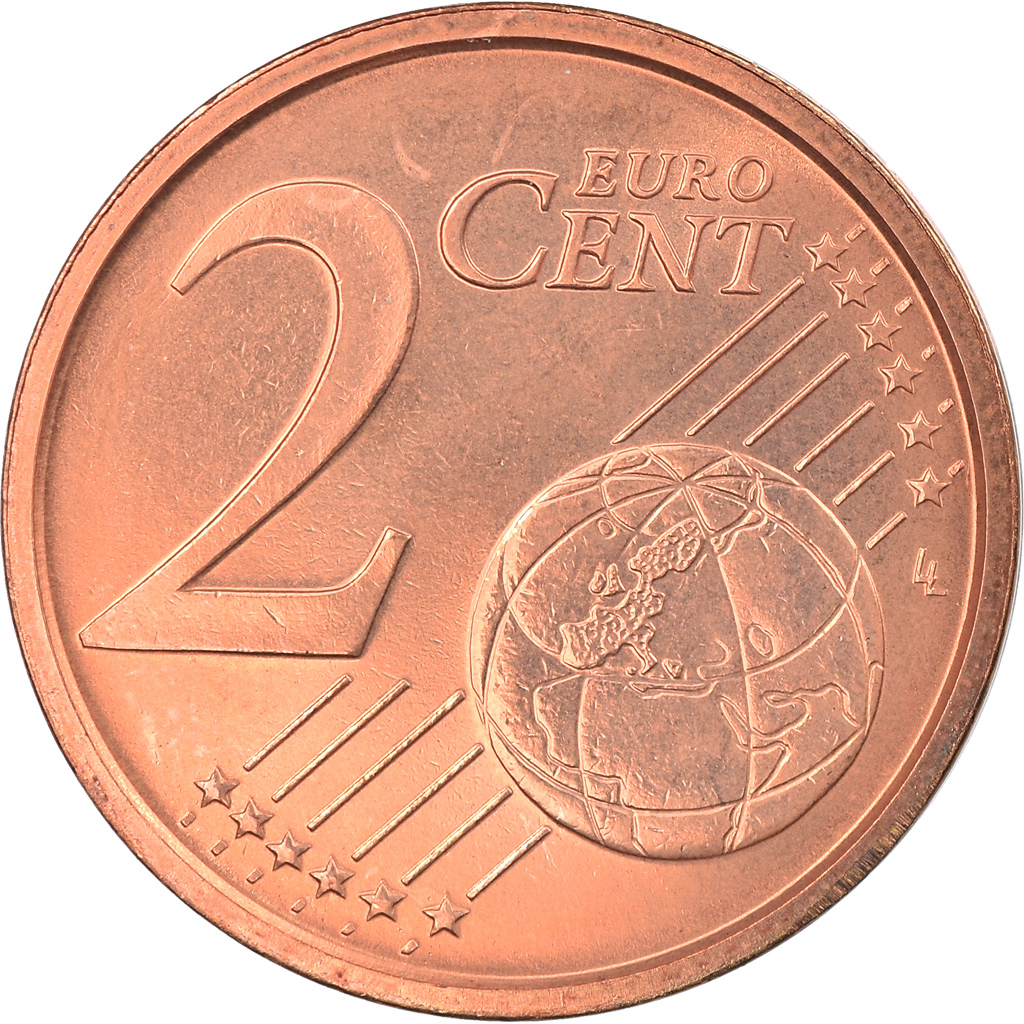 Italien, 2 Euro Cent, 2007, Rome, STGL, Copper Plated Steel, KM:211