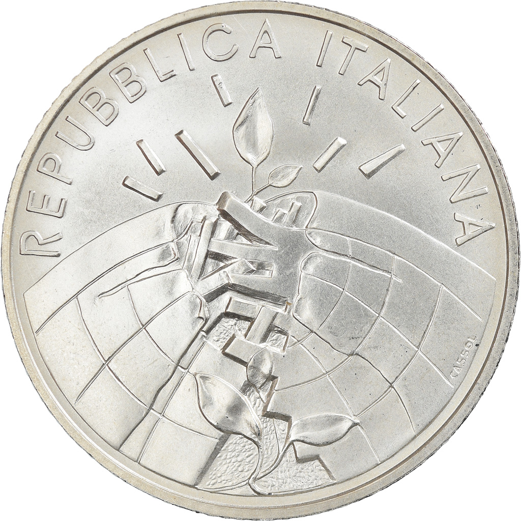 Italie, 5 Euro, 2007, Rome, FDC, Argent, KM:291