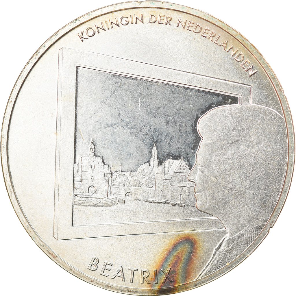 Niederlande, 5 Euro, 2011, Utrecht, VZ+, Silver Plated Copper, KM:304a