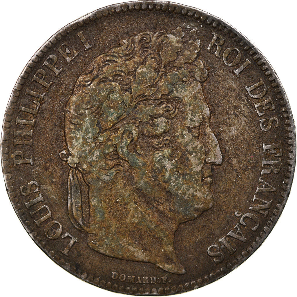 Coin, France, Louis-Philippe, 5 Francs, 1837, Lille, , Silver