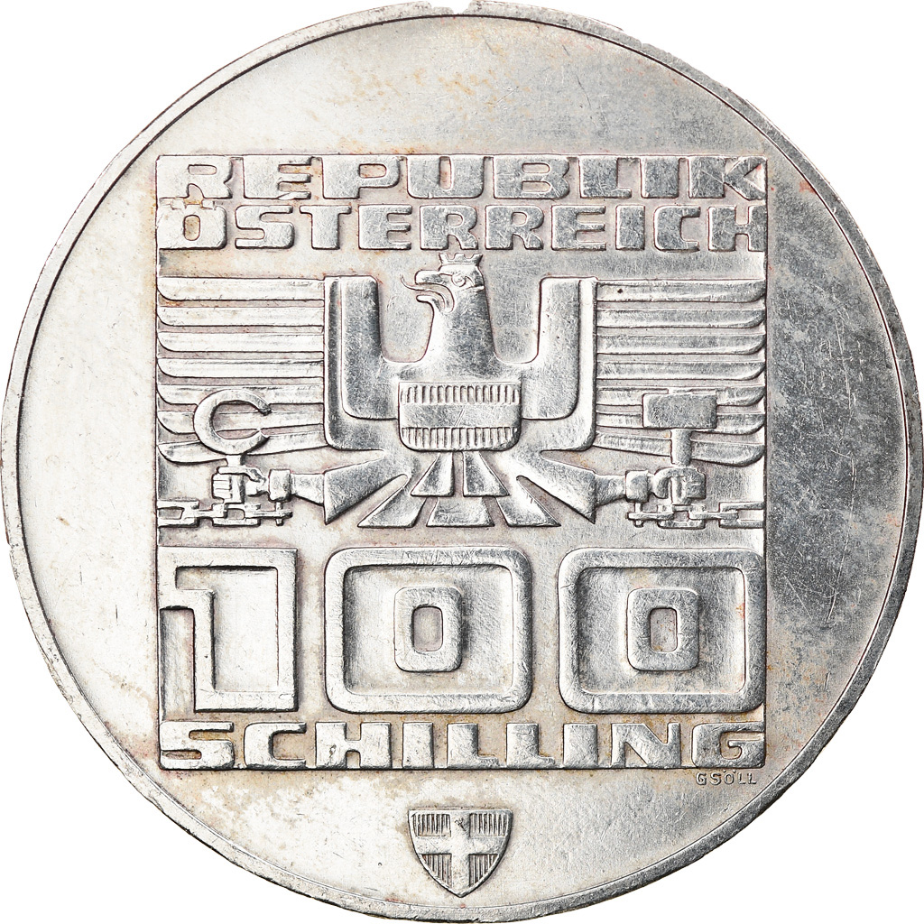 Coin, Austria, 100 Schilling, 1976, Vienna, , Silver, KM:2929