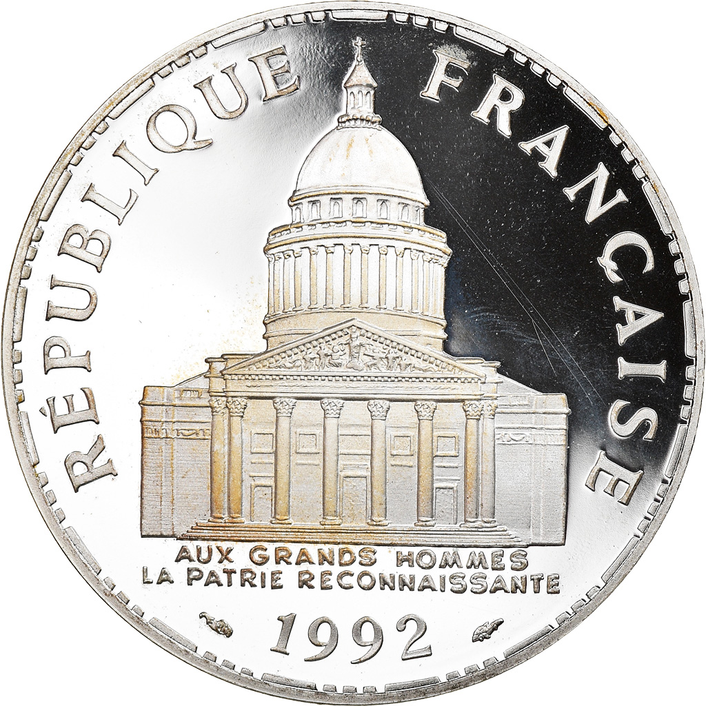 Coin, France, Panthéon, 100 Francs, 1992, Paris, BE, , Silver