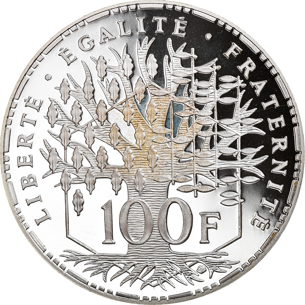 Coin, France, Panthéon, 100 Francs, 1992, Paris, BE, , Silver
