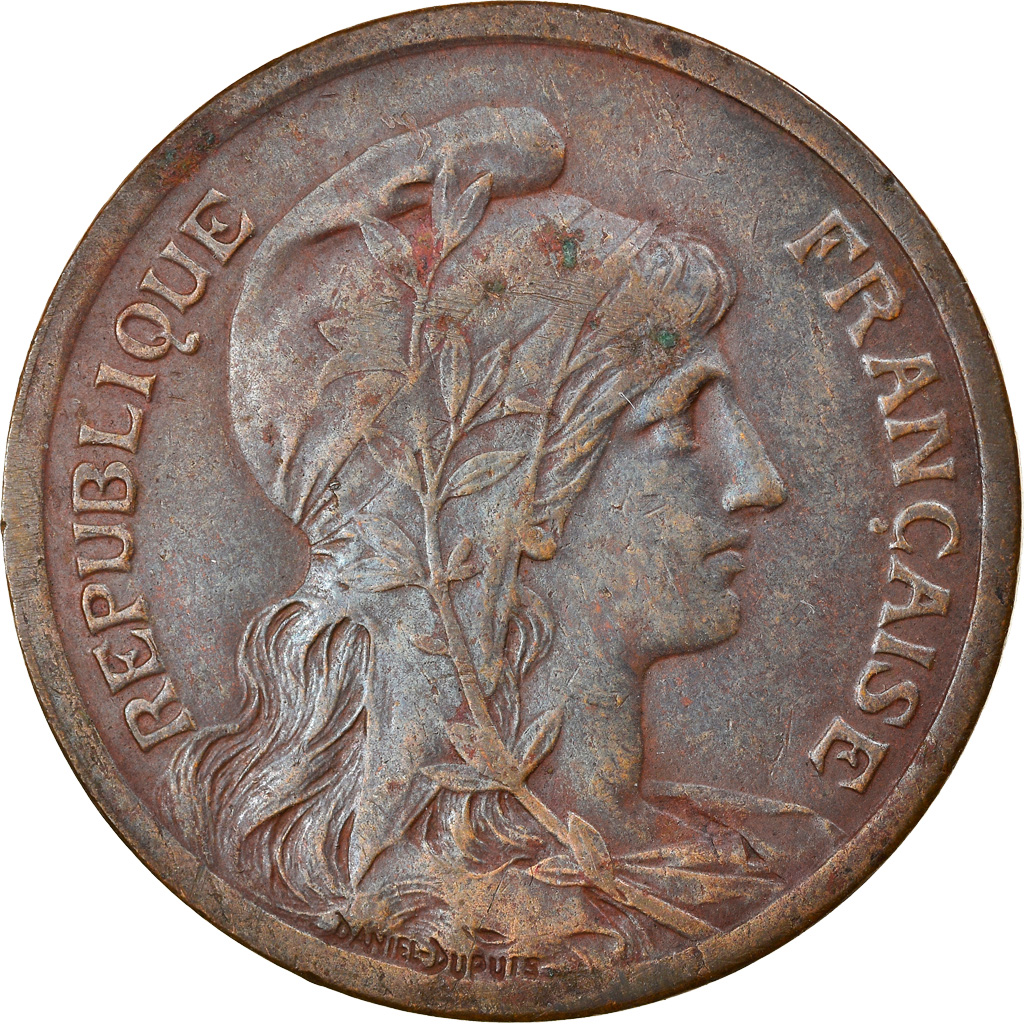 Coin, France, Dupuis, 10 Centimes, 1915, Paris, VF(30-35), Bronze, KM:843