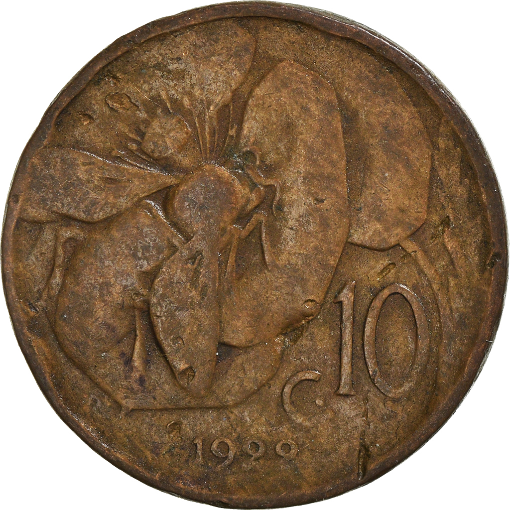 Moneda, Italia, 10 Centesimi, 1922