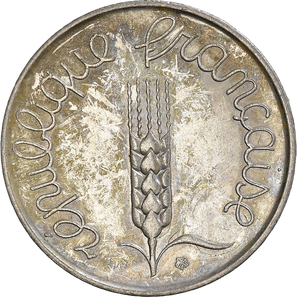 Moneda, Francia, 5 Centimes, 1962