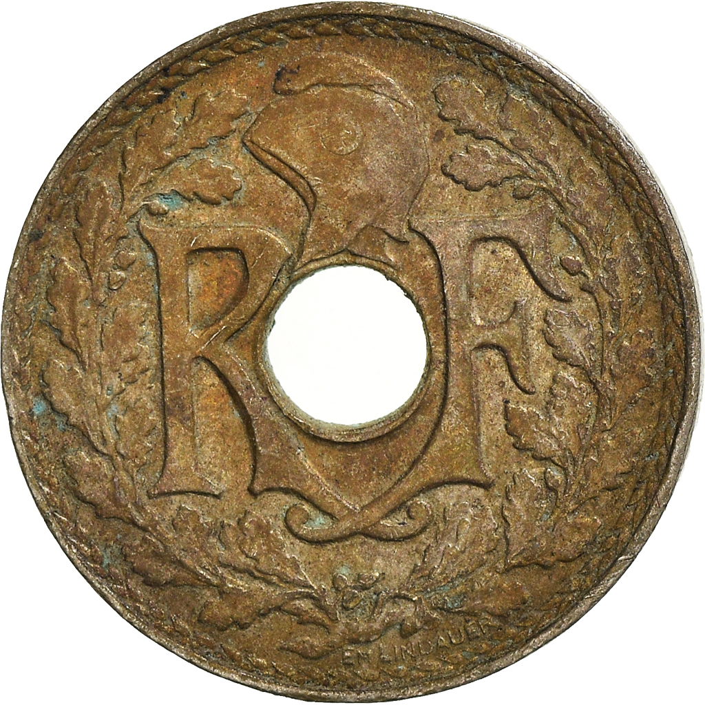 Moneda, Francia, 5 Centimes, 1938