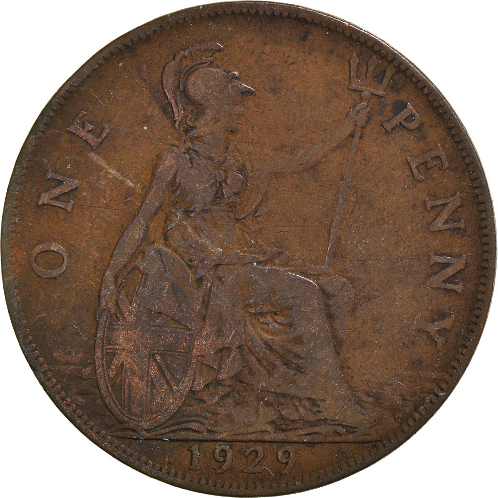 Coin, Great Britain, 1929