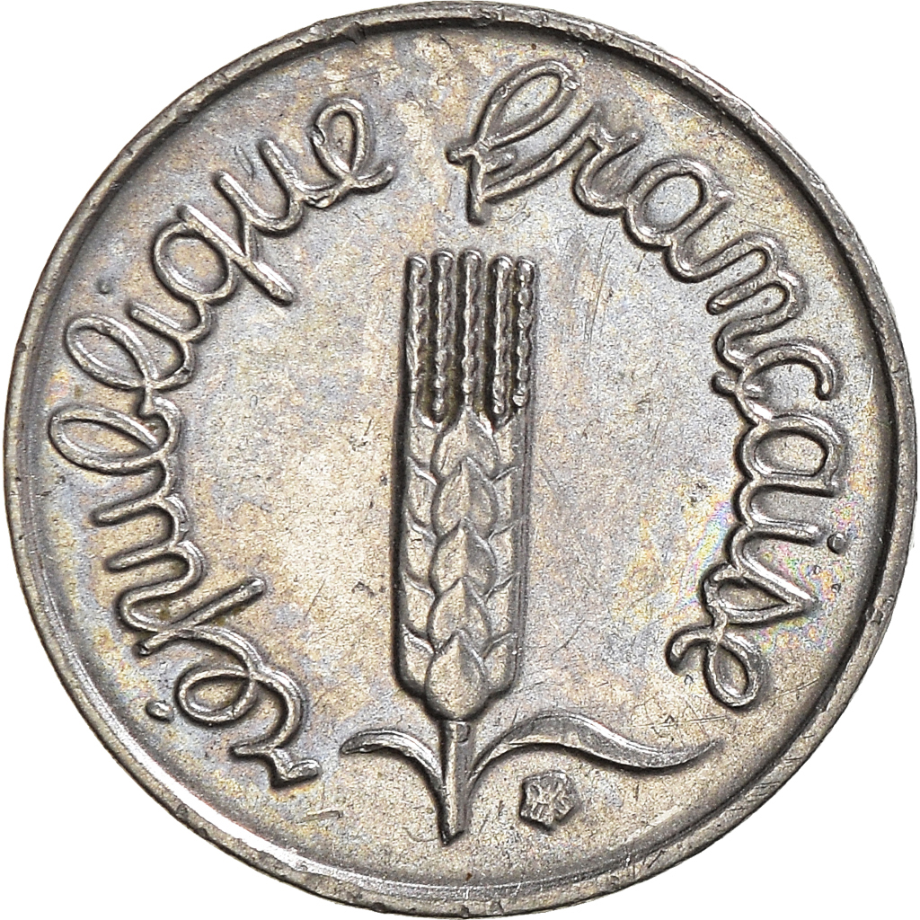 Moneda, Francia, Centime, 1968