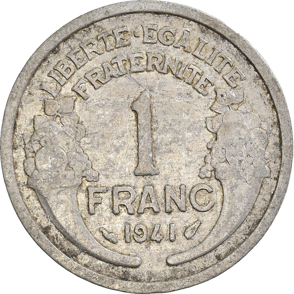 Moneda, Francia, Franc, 1941