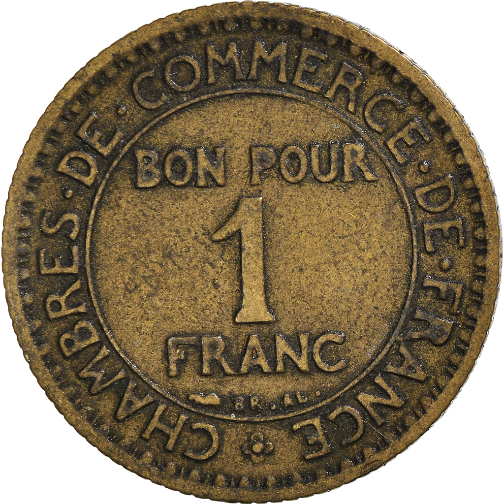 Moneda, Francia, Franc, 1922