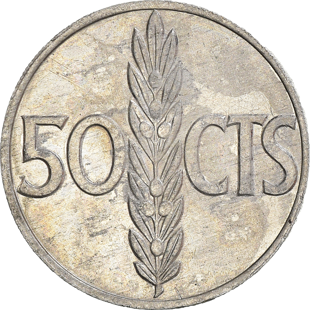Moneda, España, 50 Centimos, 1966 (68)