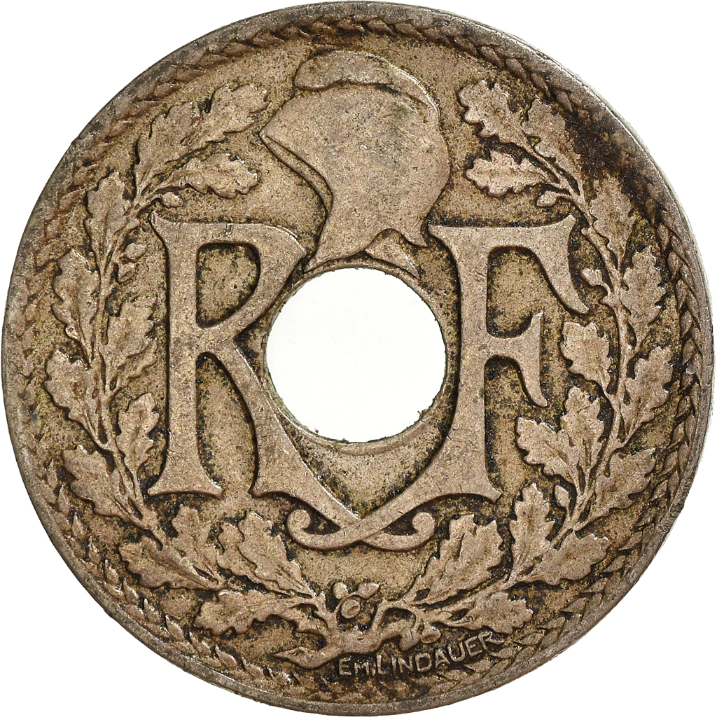 Moneda, Francia, 25 Centimes, 1921