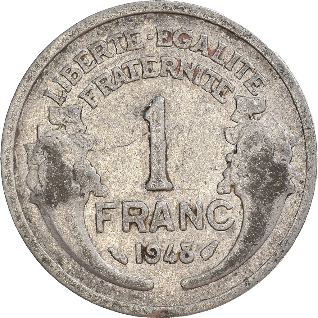 Moneda, Francia, Franc, 1948
