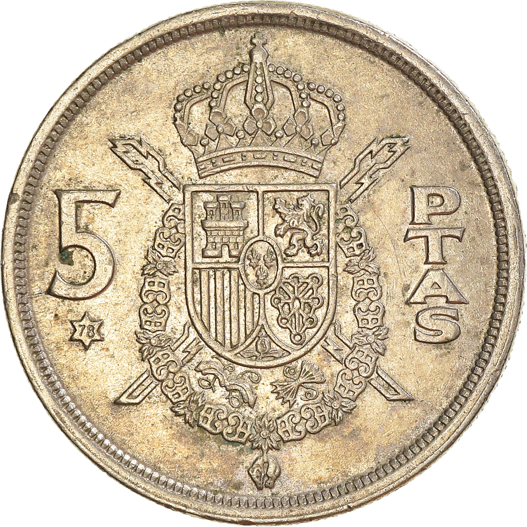 Moneda, España, 5 Pesetas